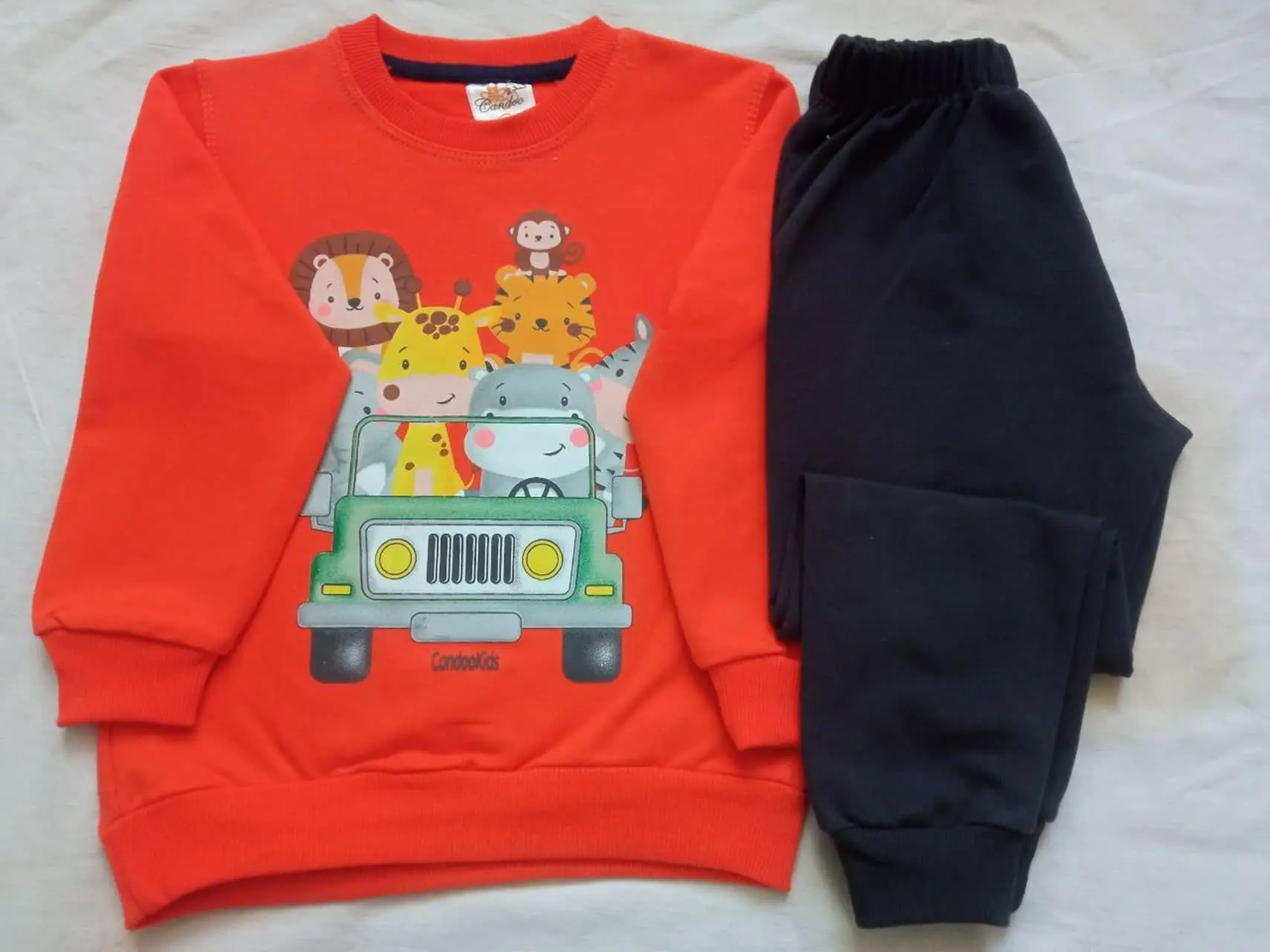 بلوز وشلوار حیوانات جیپ سوار🚙