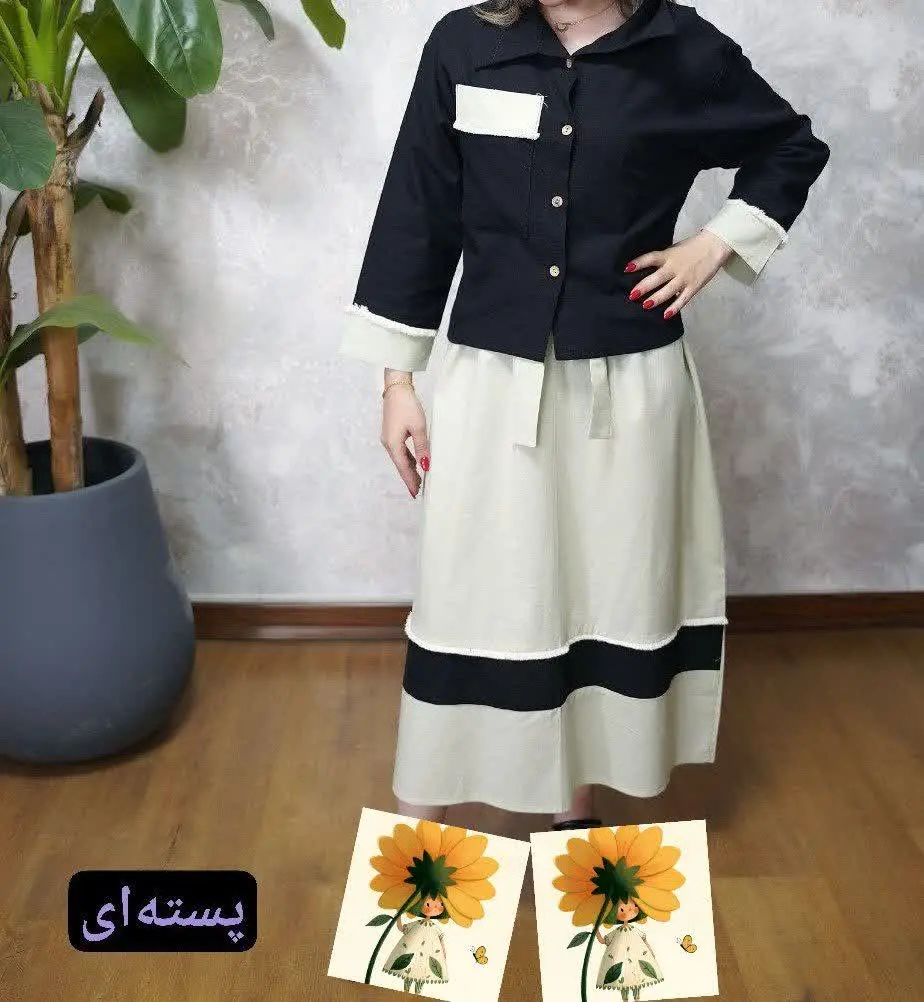 🌈رنگ بندی: آجری , پسته ای ,...