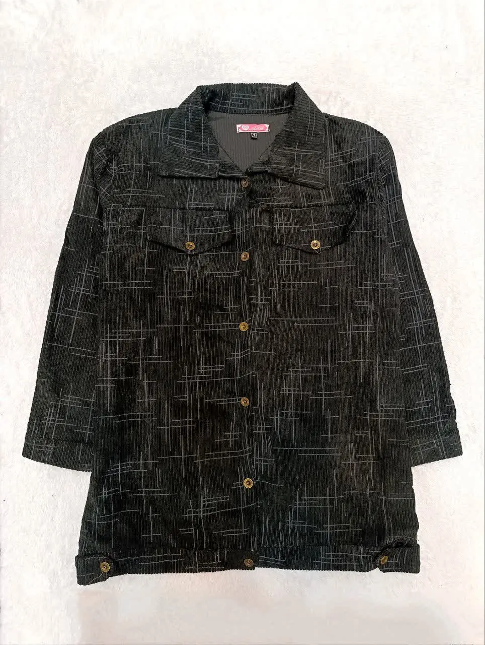 مانتو مخمل کبریتی
