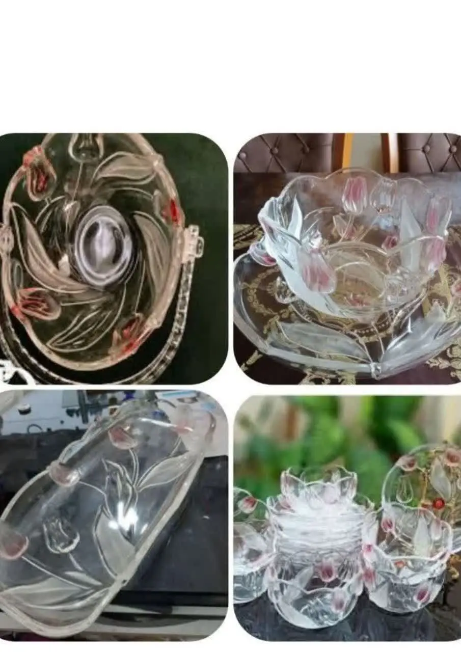 دیس و کاسه بزرگ میوه و شیری...