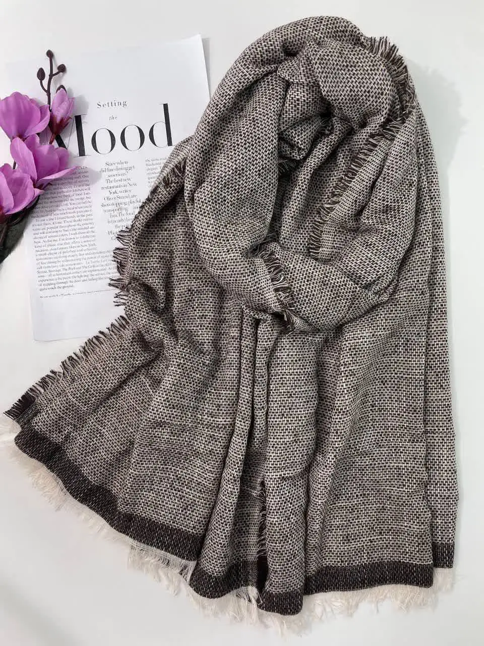 شال پاییزه دور ریش 😍