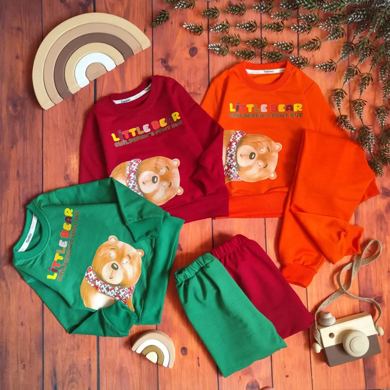 😍ست بلوز و شلوار خرس خابالو...