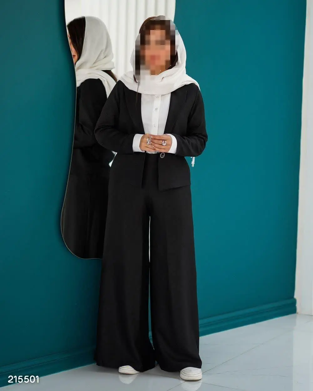 🌻کت و شلوار دامنی مدل آناهل
