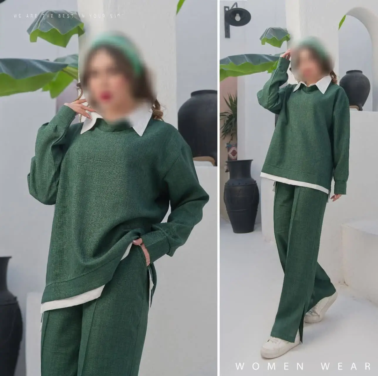 🛍نام: تونیک شلوار سمانه🌱
