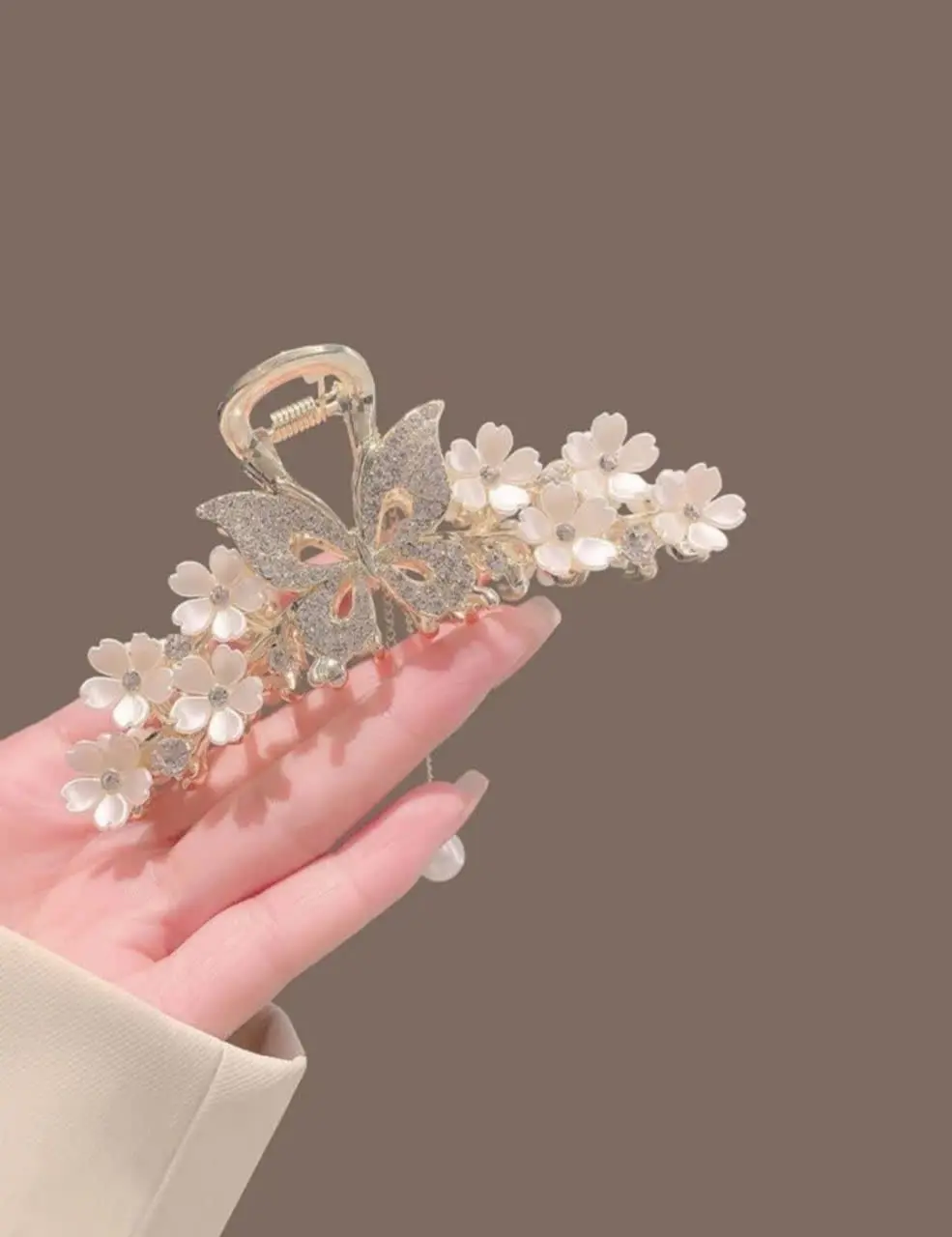 🍀کلیپس فلزی رنگ ثابت
