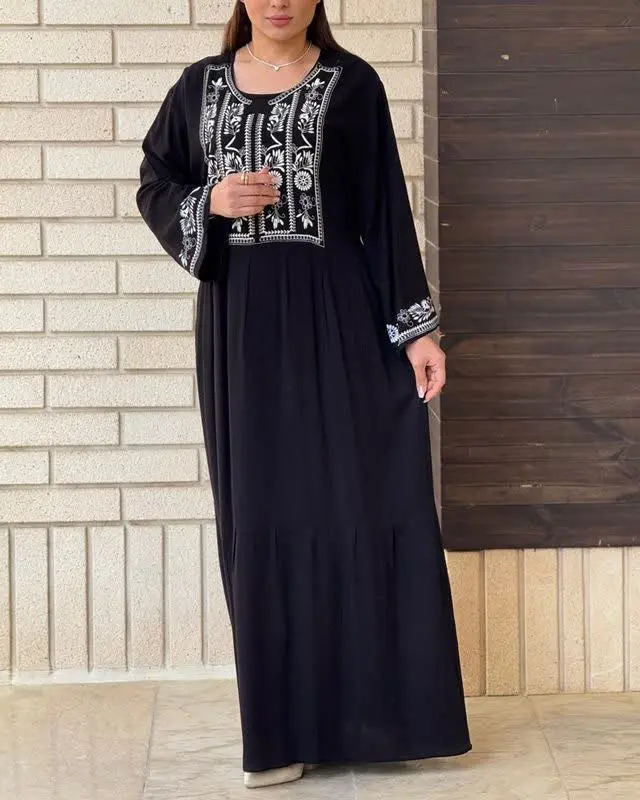 🖤پیراهن مشکی محرمی نخی 
