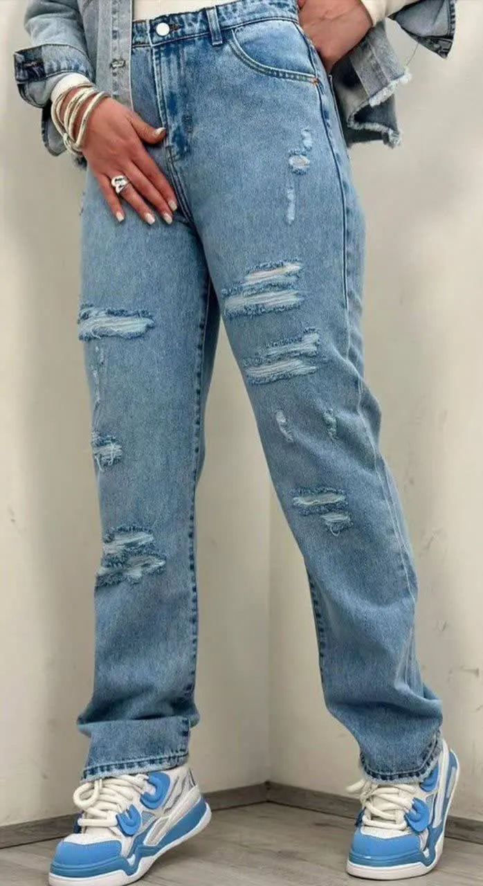 شلوارنیم بگ زنانه 
