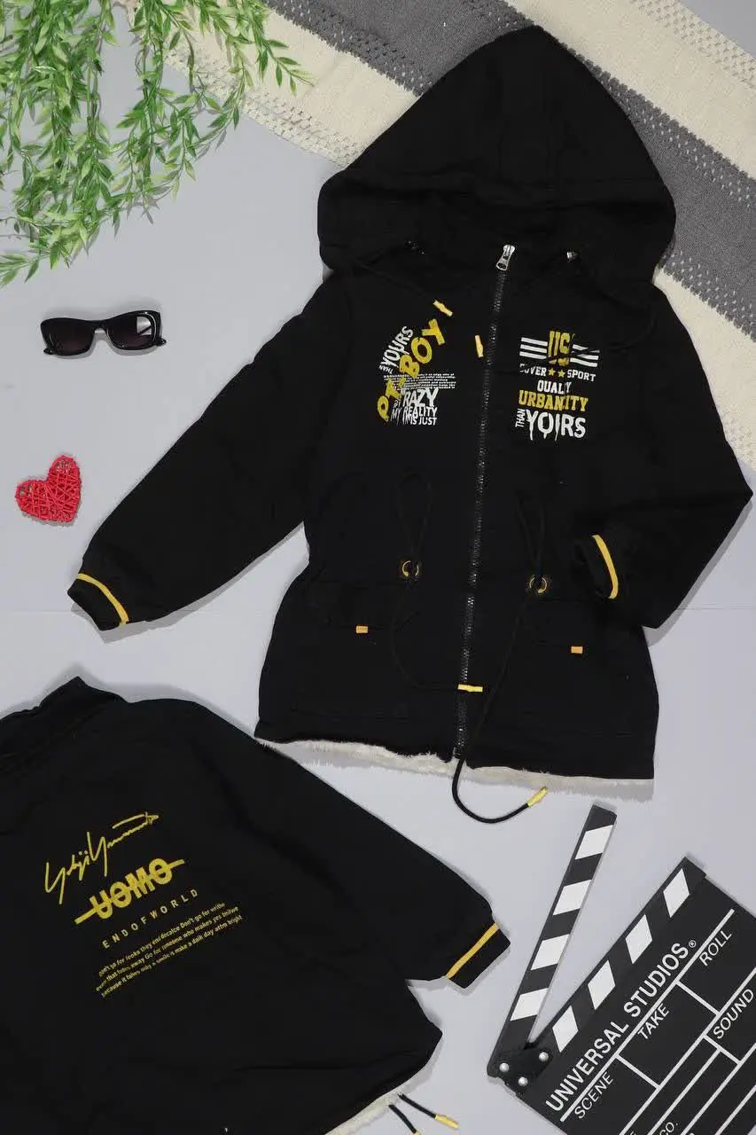 👫سویشرت جین زغالی USA👫