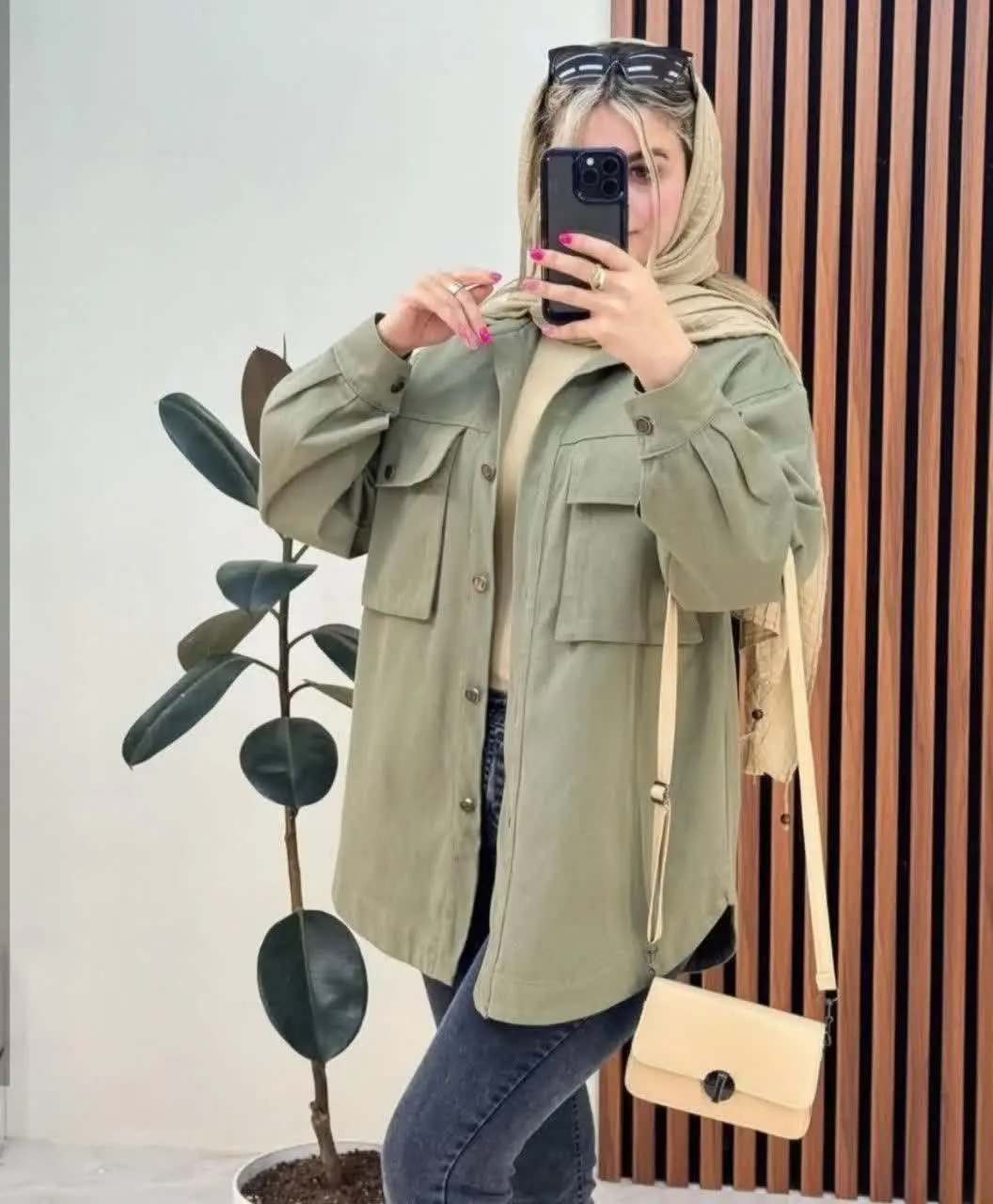 مانتو کتان ۱۲۳۵