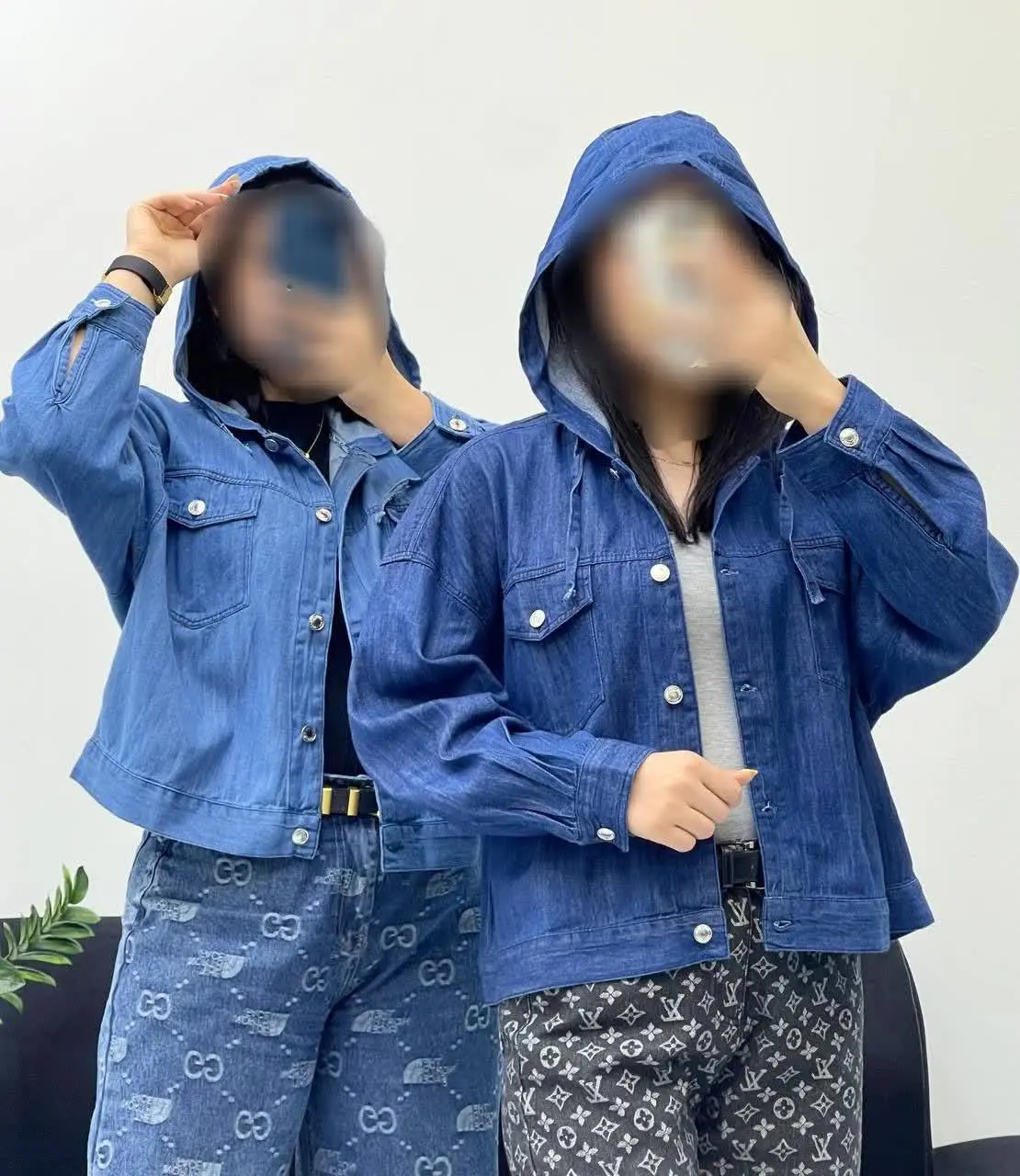 کراپ جین ساده برند zara، کل...