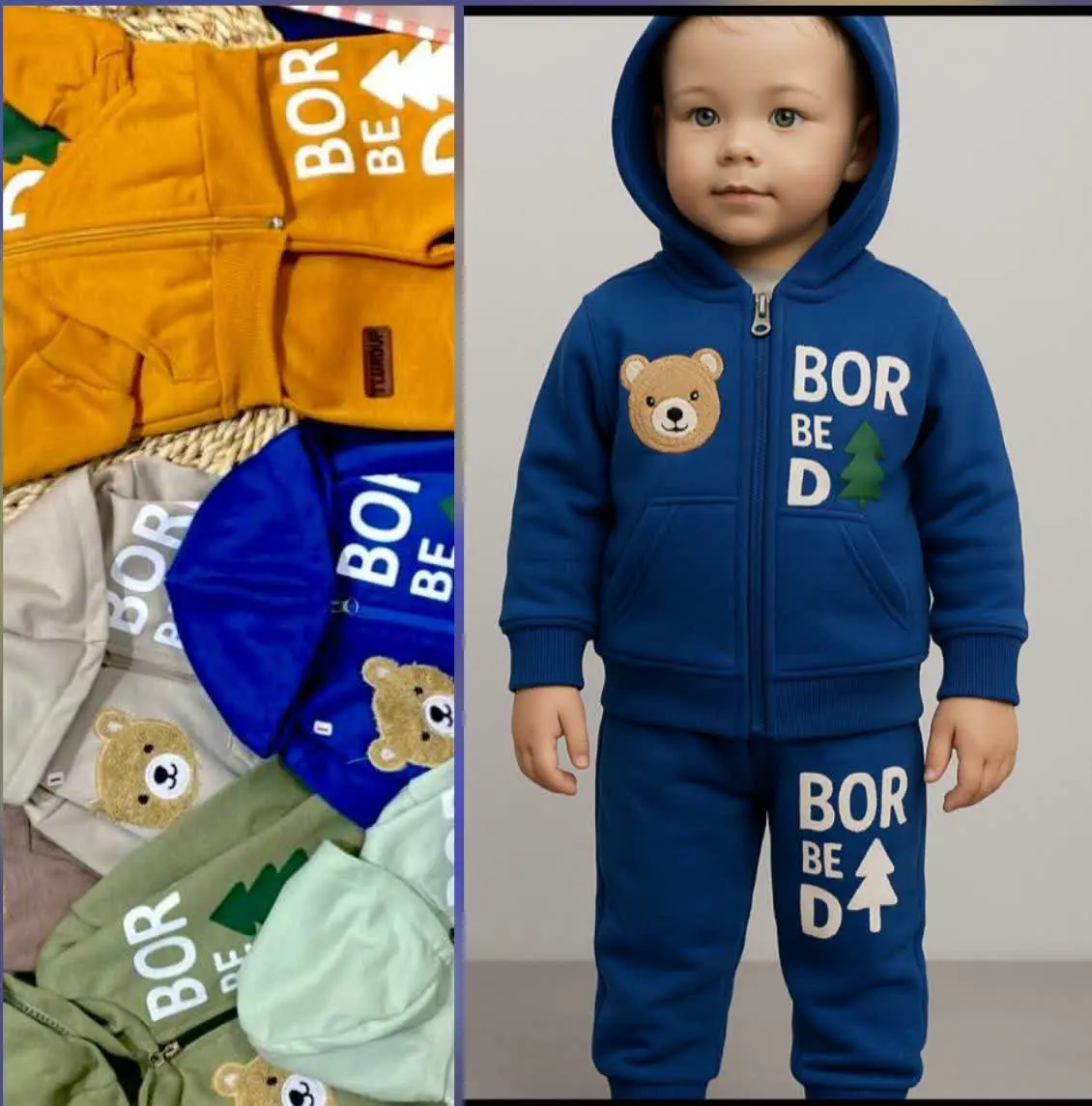 🧶سوشرت شلوار 🧸گلدوزی جیبدار