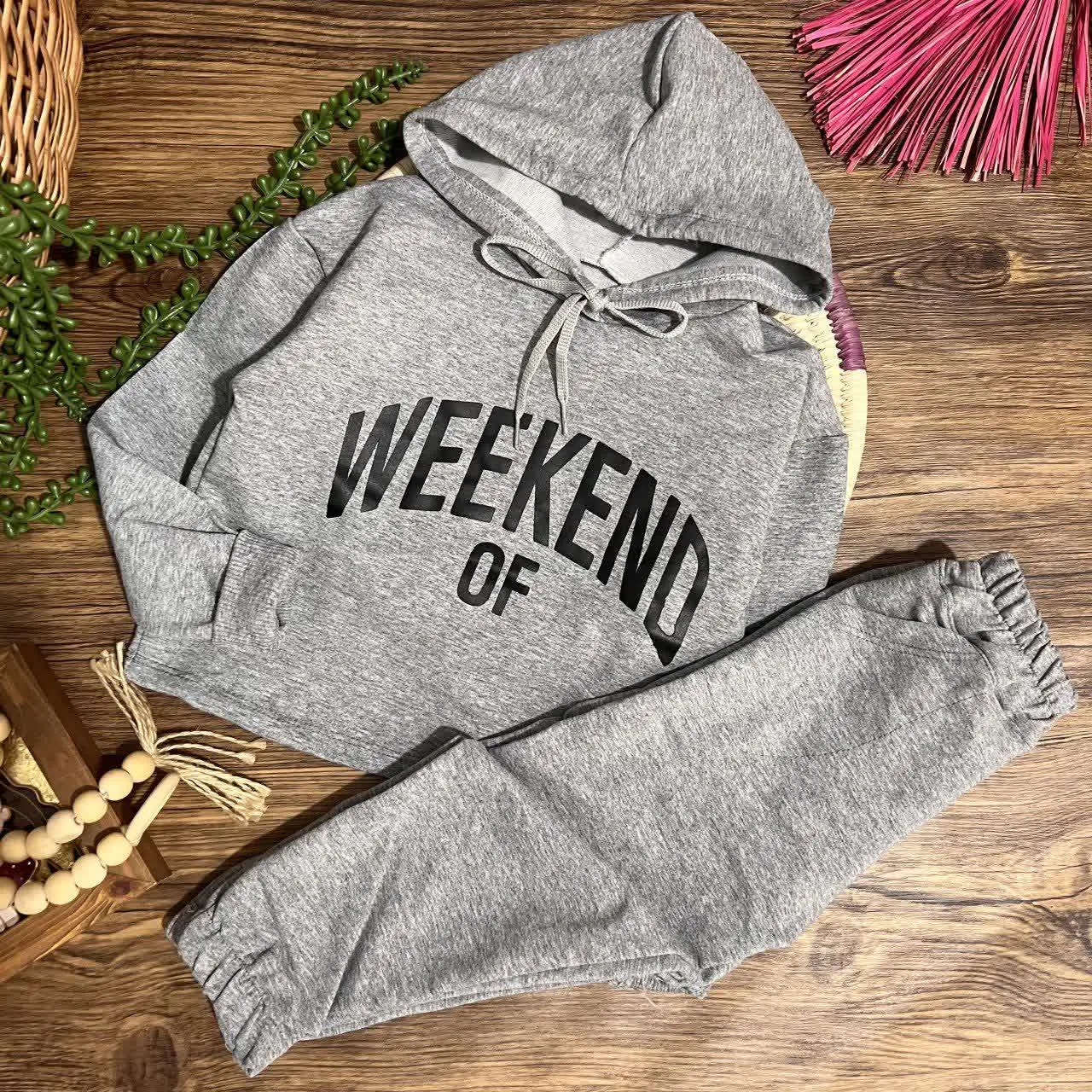 👚نام: کراپ شلوار پاییزه طوسی
