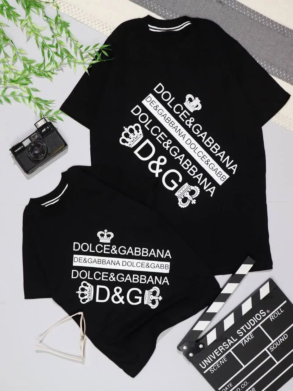👫تی شرت مشکی محرمی D&G👫