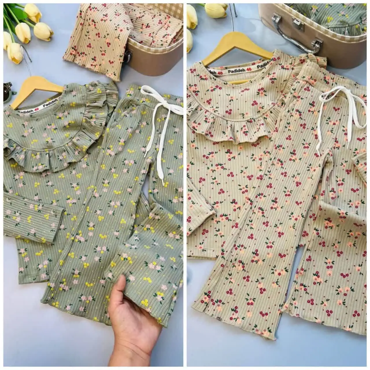 بلوز و شلوار کبریتی 😇
