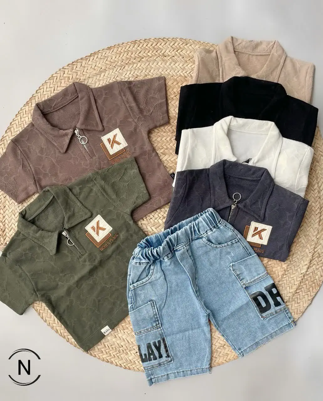 #تیشرت‌شلوارک‌پسرانه ژاکارد لنین
