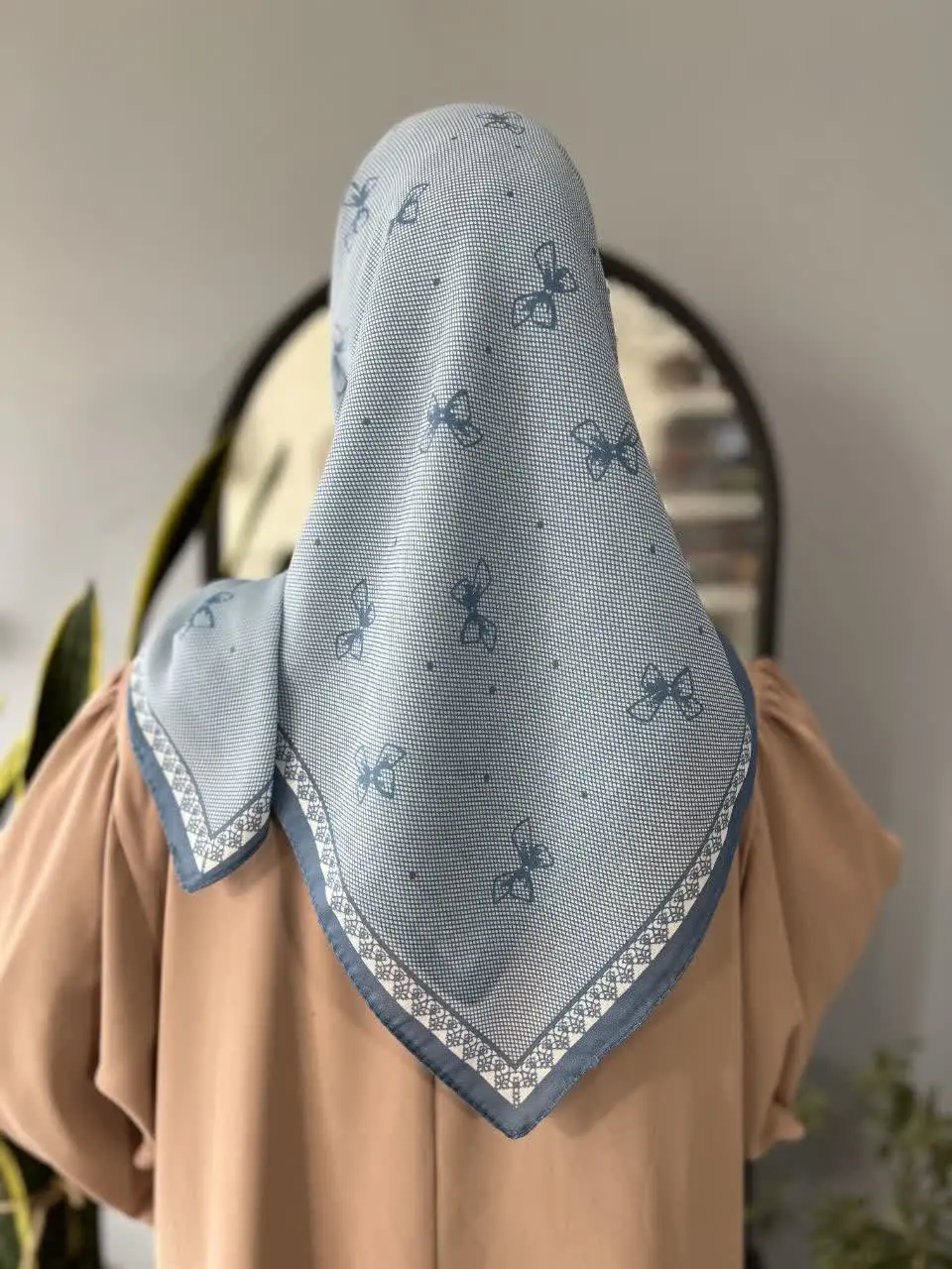 روسری سوپر نخ طرح پاپیون 🌱🌸