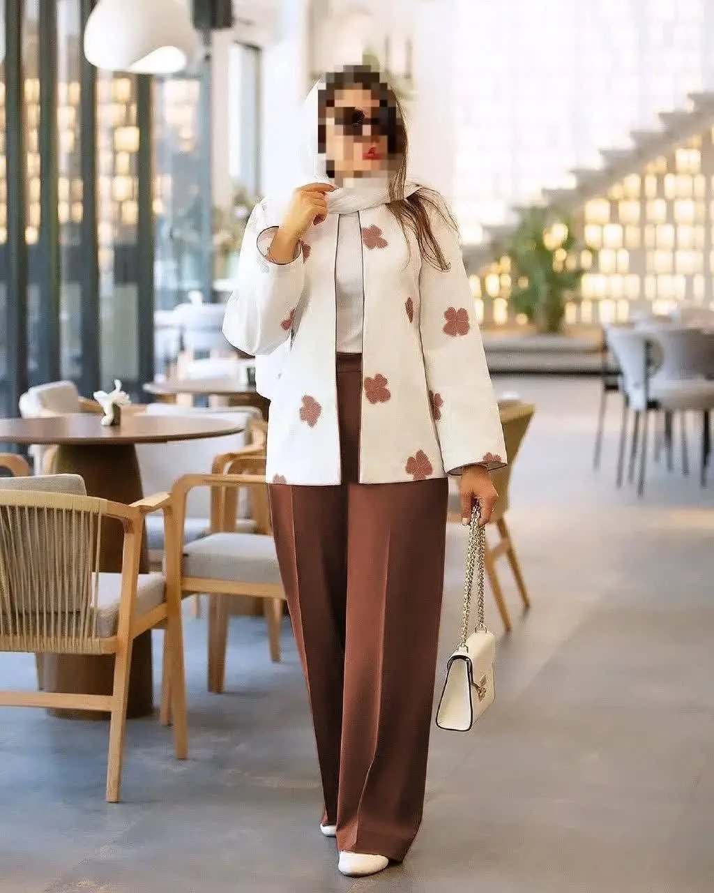 👚نام: کت و شلوار گلدار