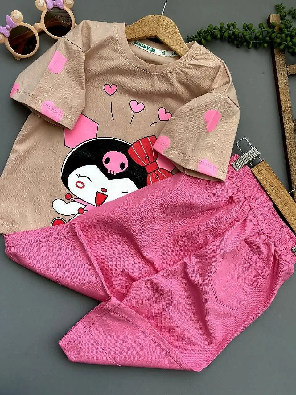 👚 نام: ست جذاب کرومی سبزصورتی