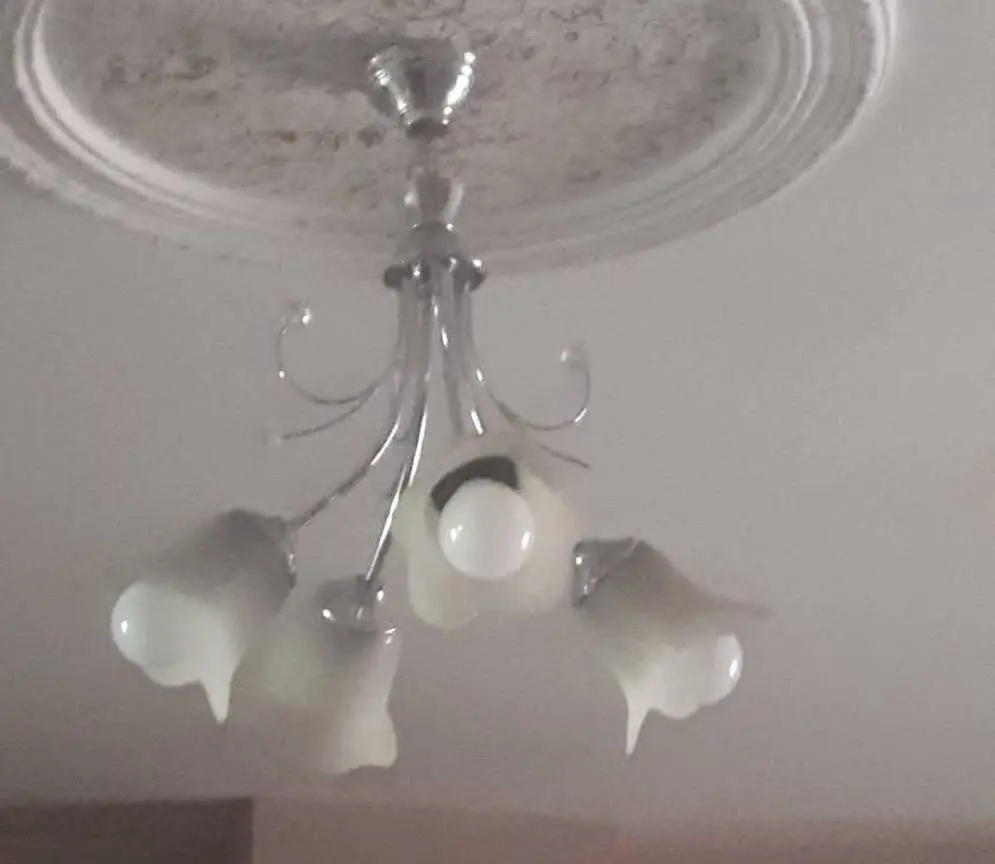 لوستر ۴ شاخه طرح گل
