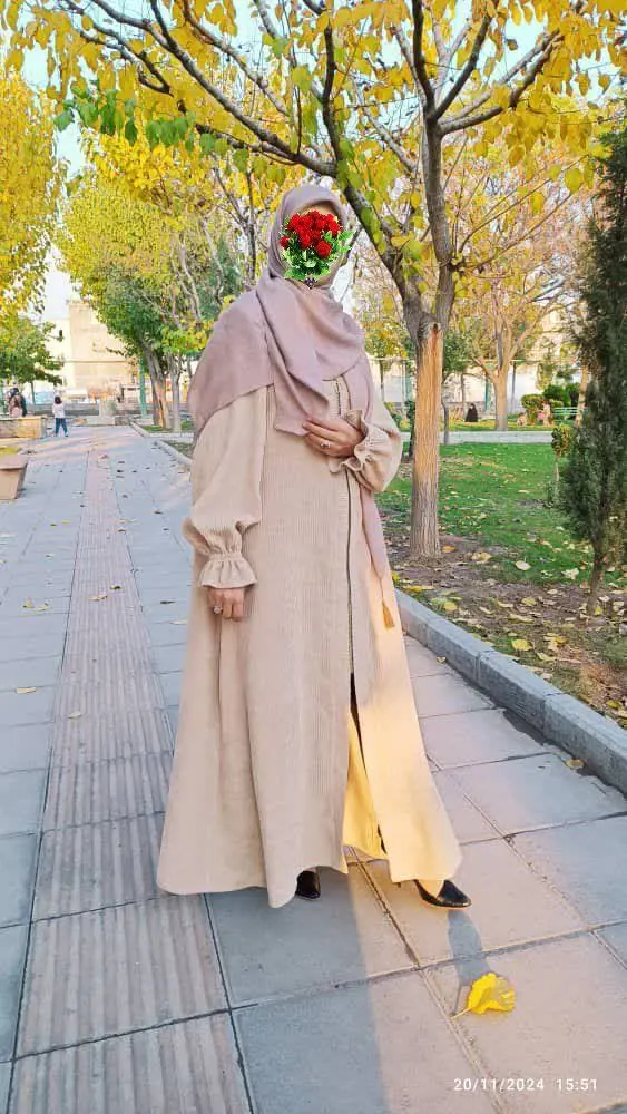 🎈جنس مخمل کبریتی کرم رنگ