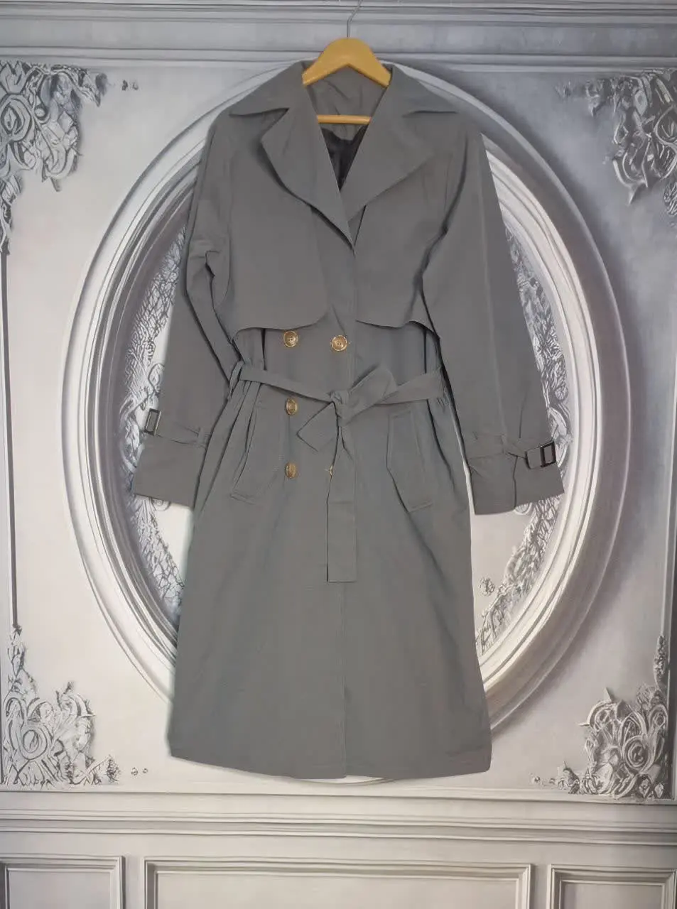 🖋نام: مانتو بارونی بلند مهسا🌧