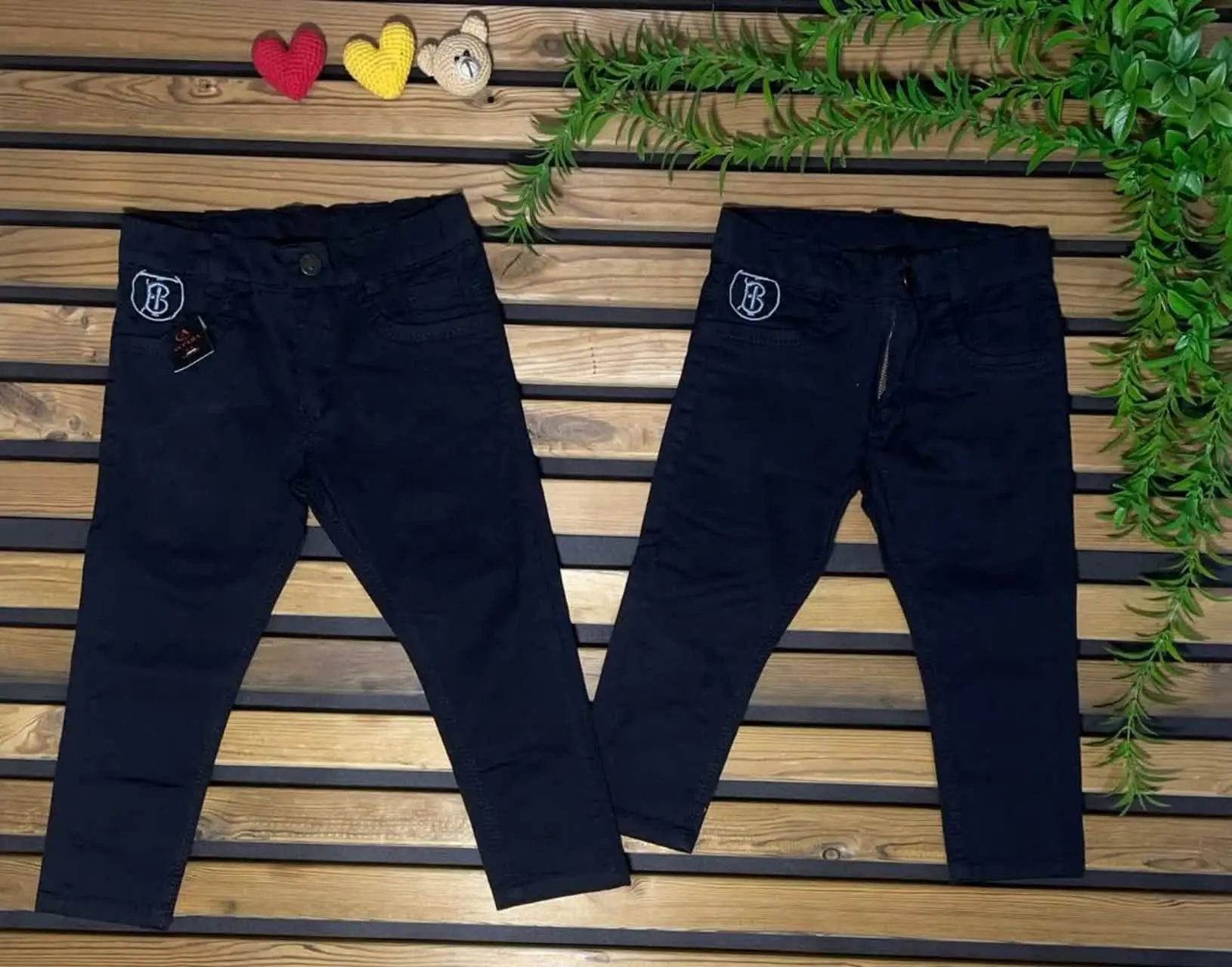 کمر دار مشکی با جنس کتان 
