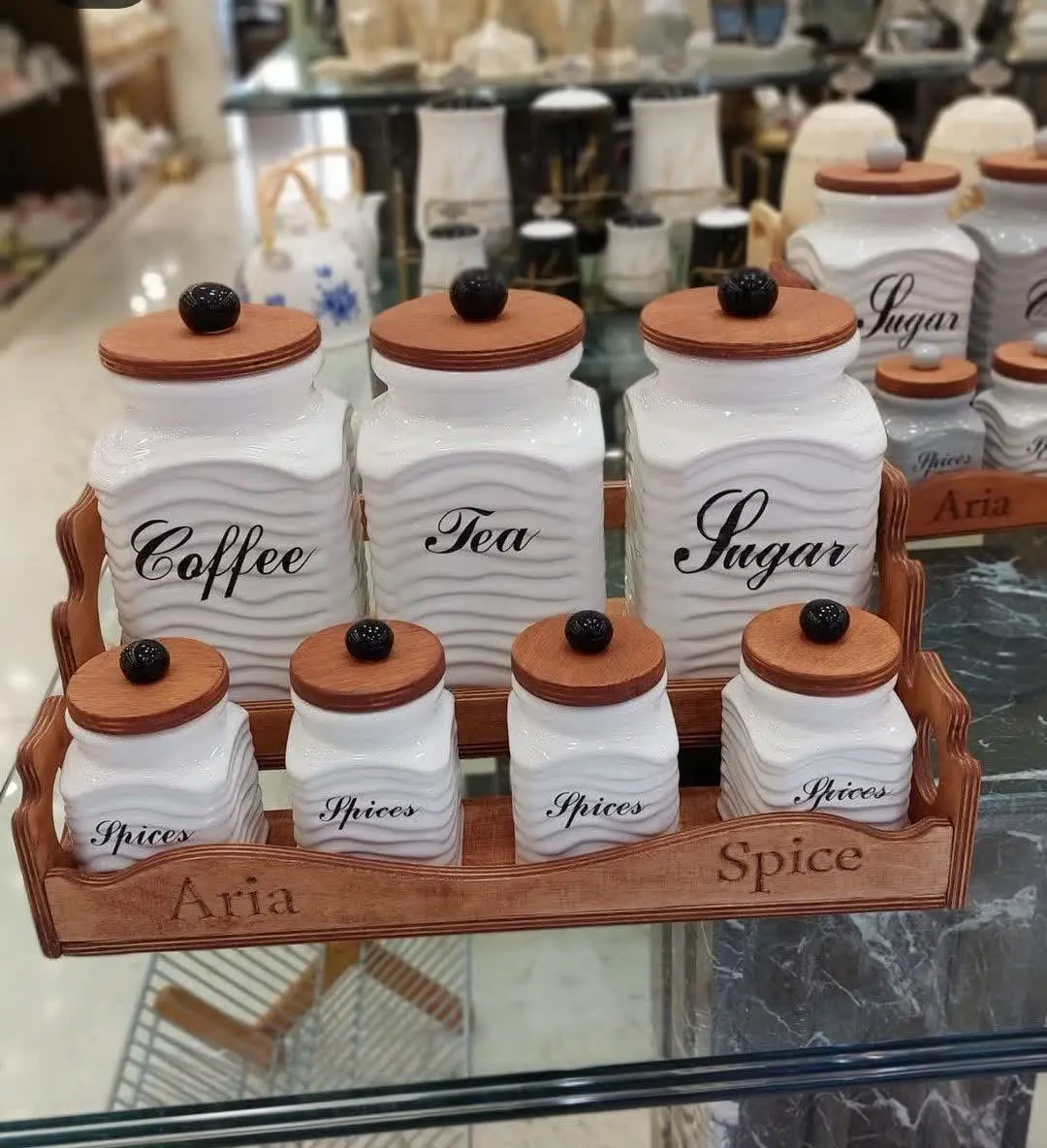 📌سرویس ۷ پارچه پاسماوری درب چوبی😍👆
