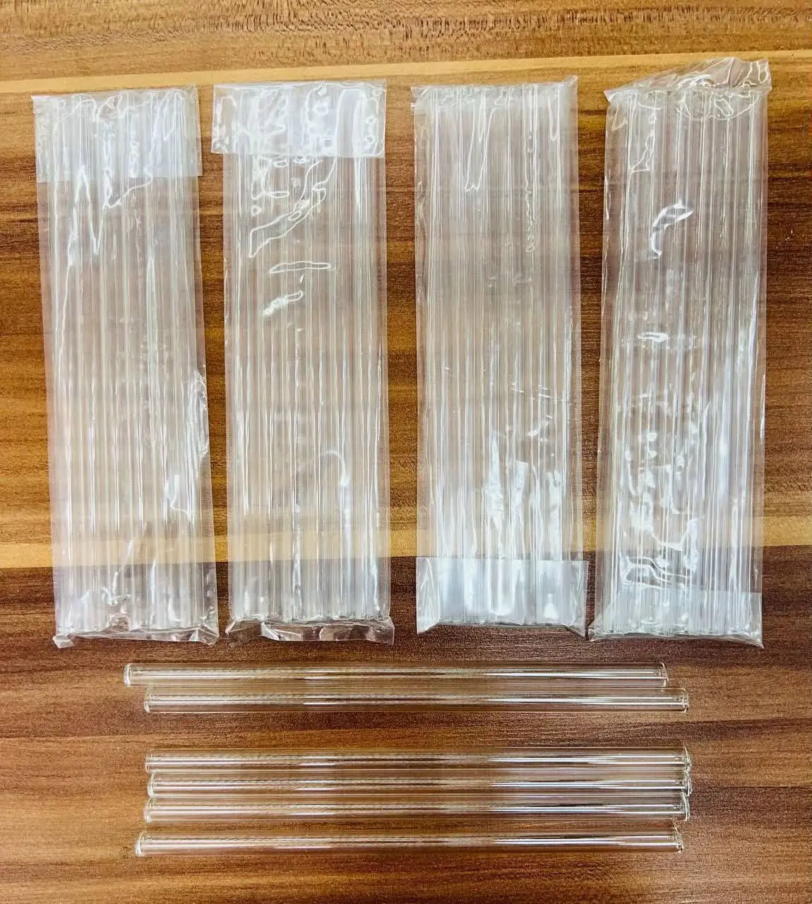 نی شیشه‌ای ساده ۱۷ سانتی
