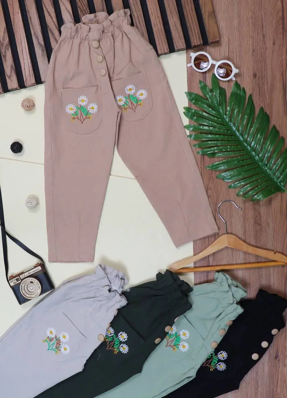 👖نام کالا: #شلوار_بنگال مام دخترانه 
