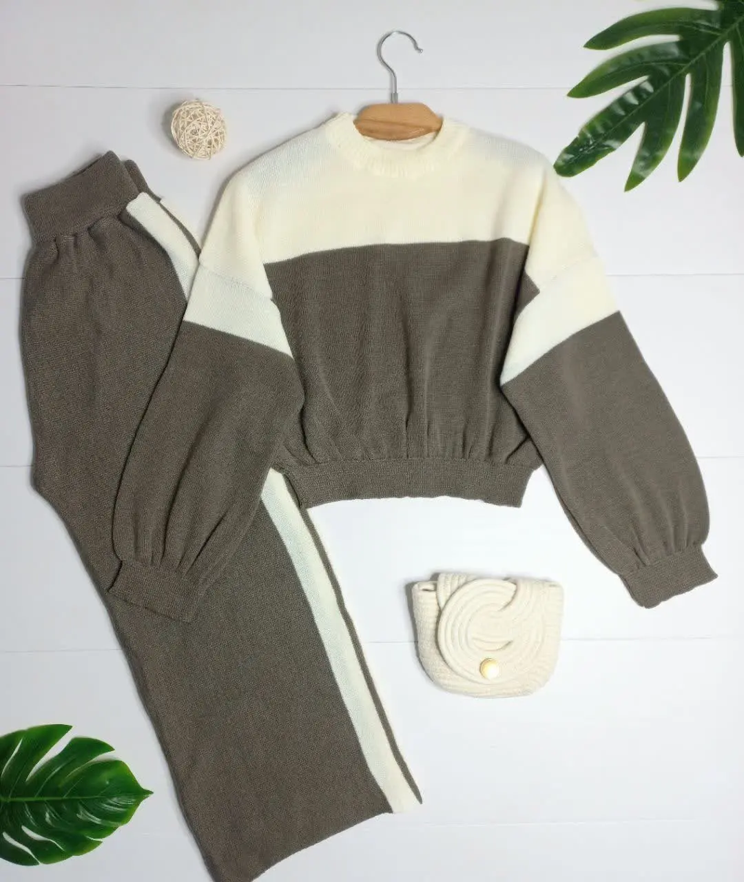 ❤️نام: کراپ و شلوار مدل پانته آ
