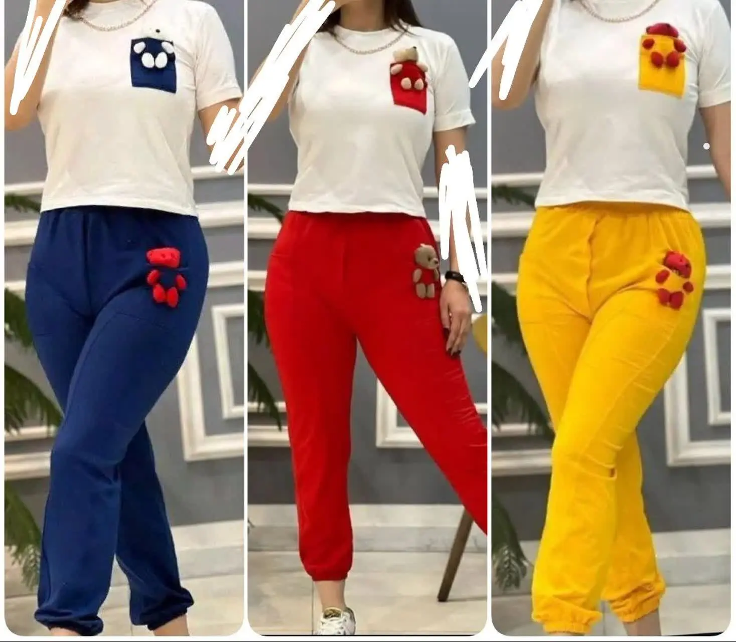 ❤️نام: تیشرت و شلوار عروسکی
