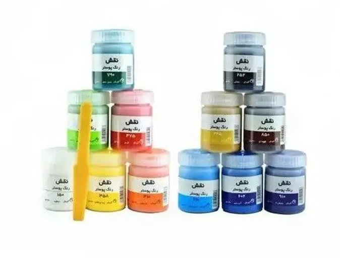 گواش ۱۲ رنگ نقش
