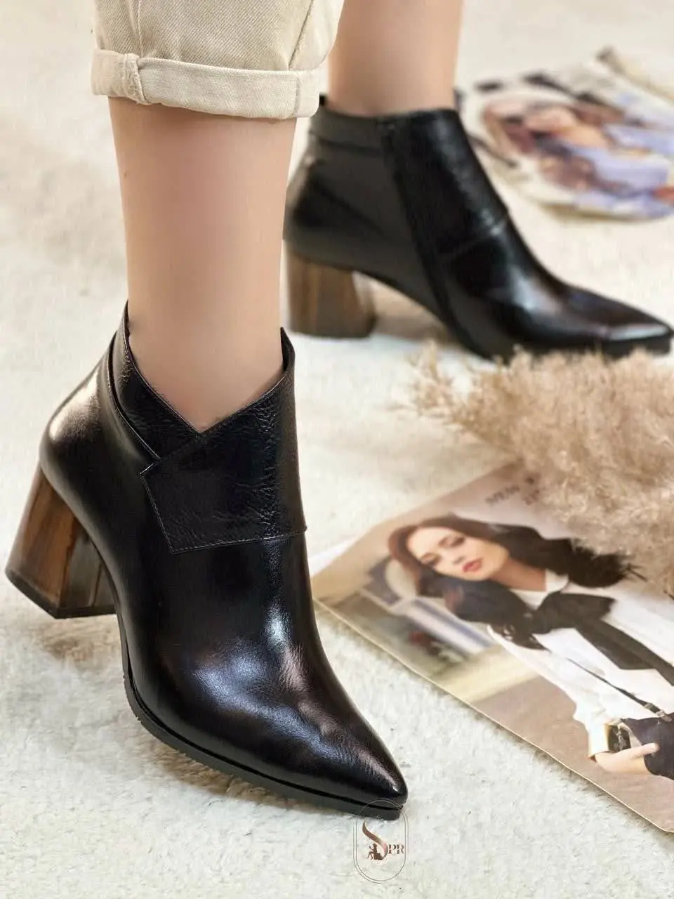 🌈🌈 🌻تبسم ۶ سانت، پاشنه طرح چوب🌻🌈🌈 
