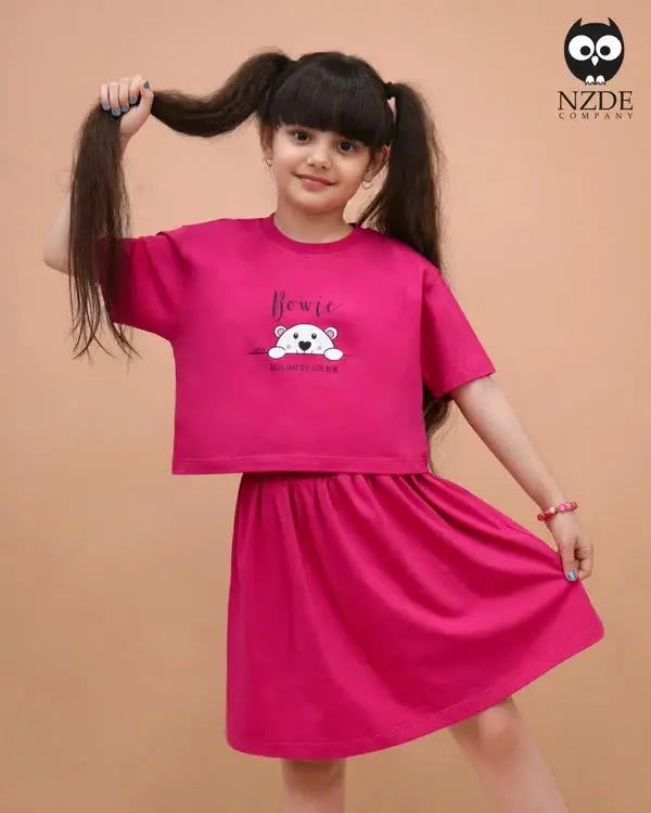👗 کراپ دامن CUTE BEAR ماهان مد
