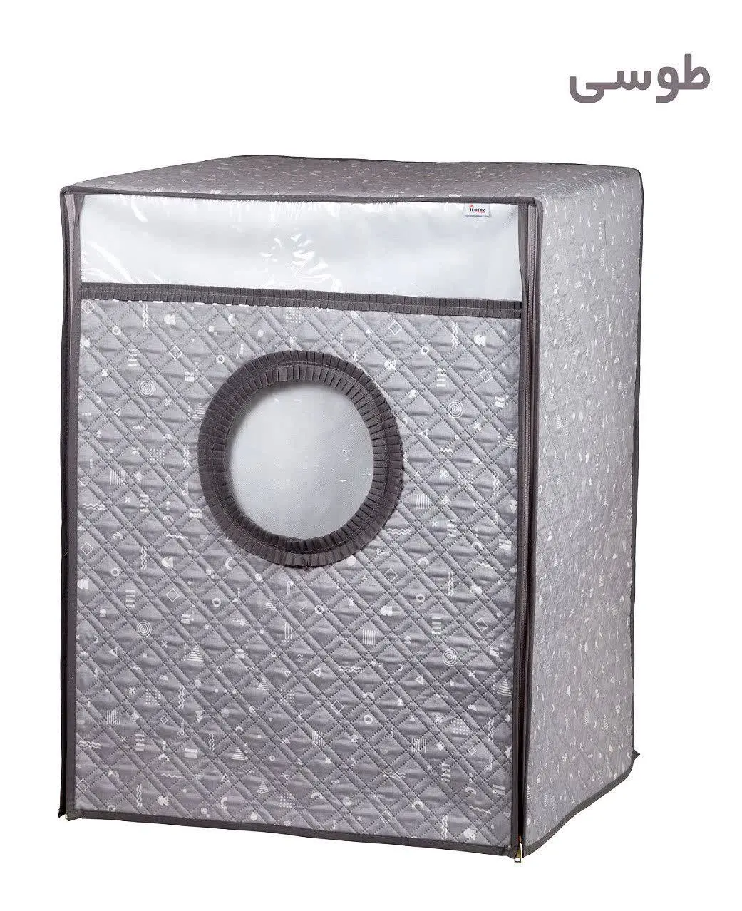 کاور لباسشویی چرم طرح حصیری
