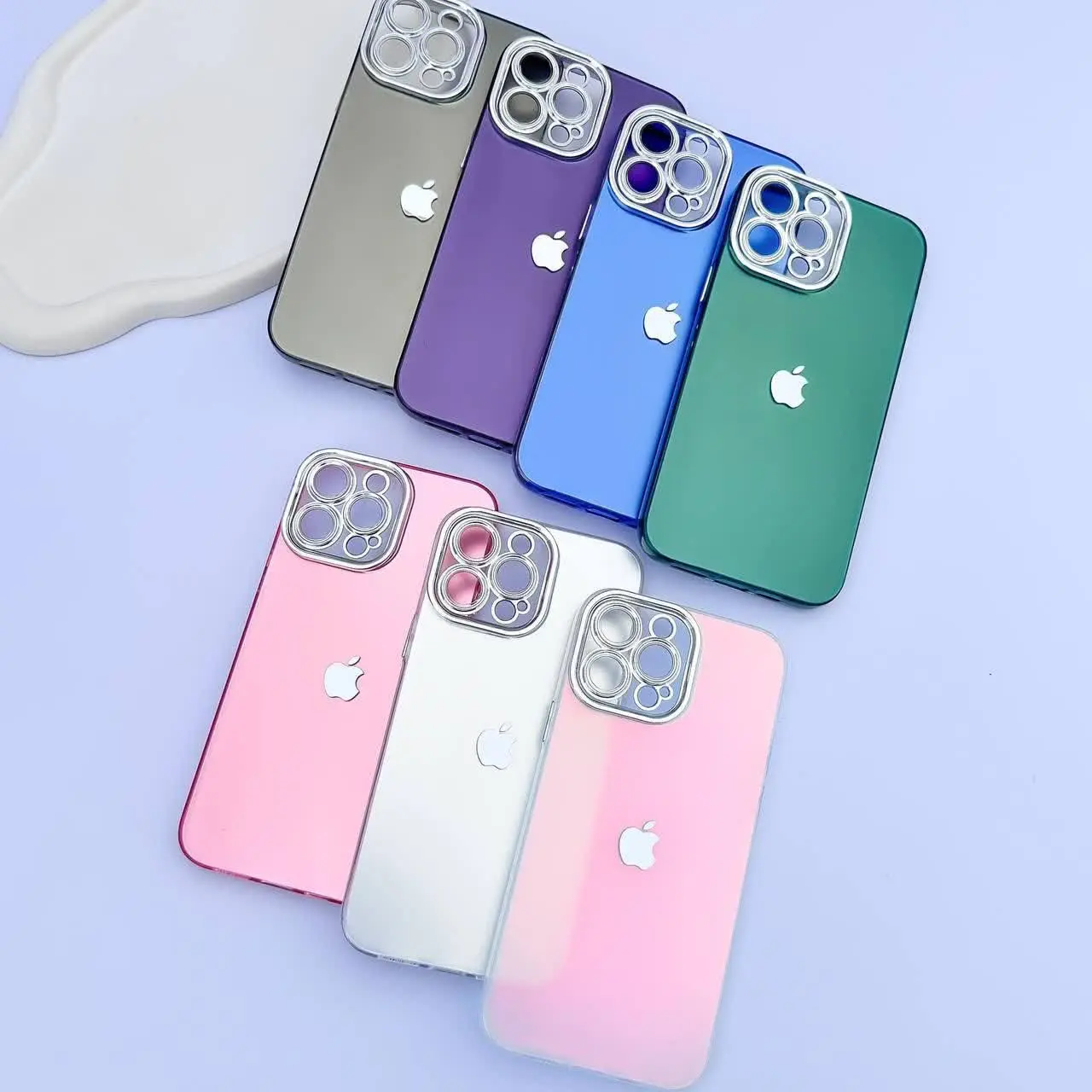 📱مدل قاب: قاب سوکول رنگی هولوگرام متال مخصوص انواع #سامسونگ #شیائومی و #آیفون 
