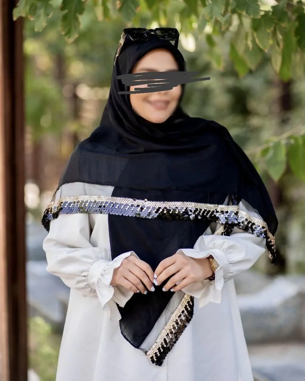 روسری حریر کرپ