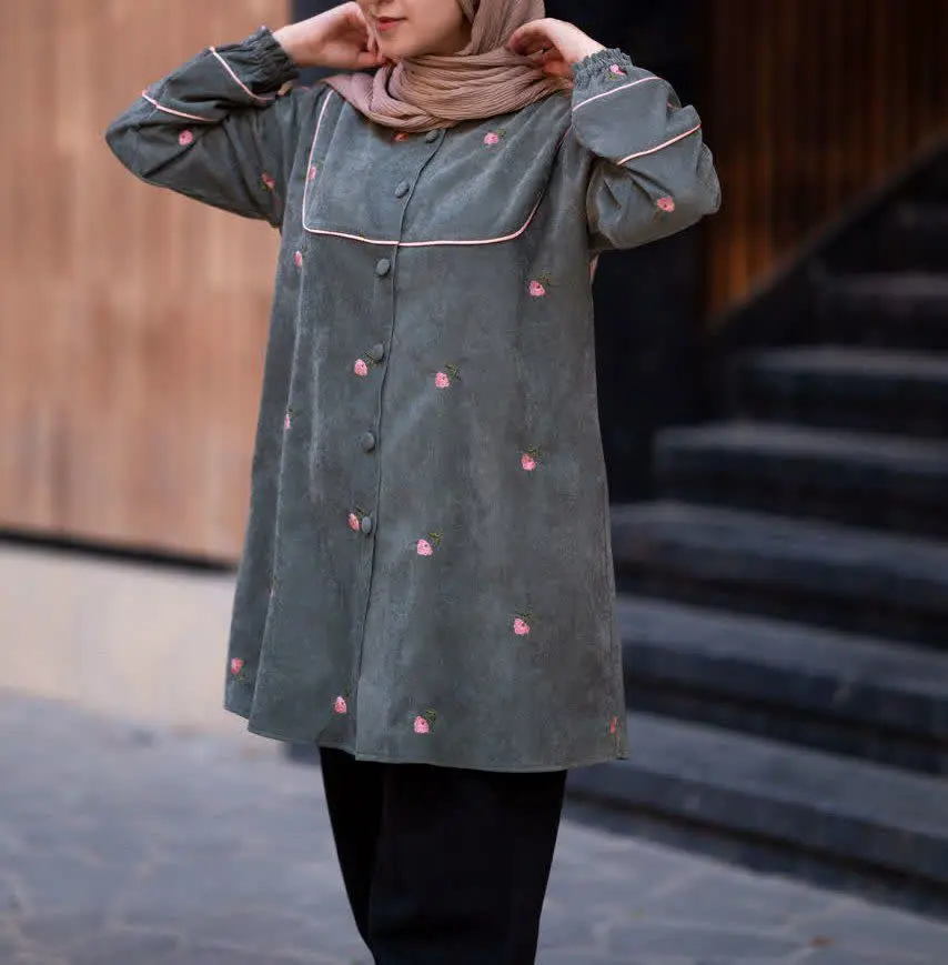 مانتو گلدوزی شده آفتاب ✨❤️
