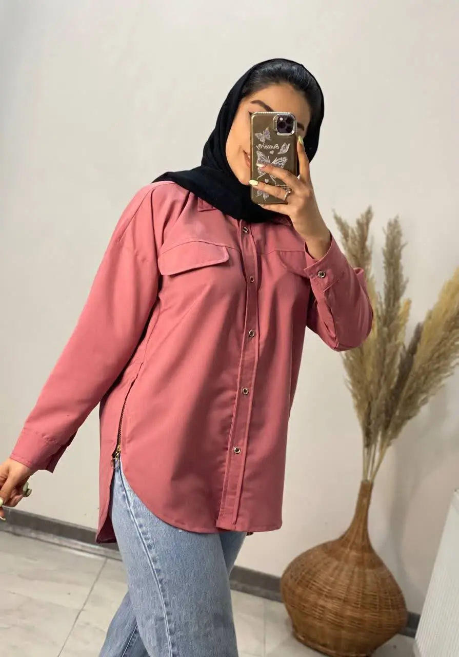 🖋نام: مانتو بغل زیپ ثمین