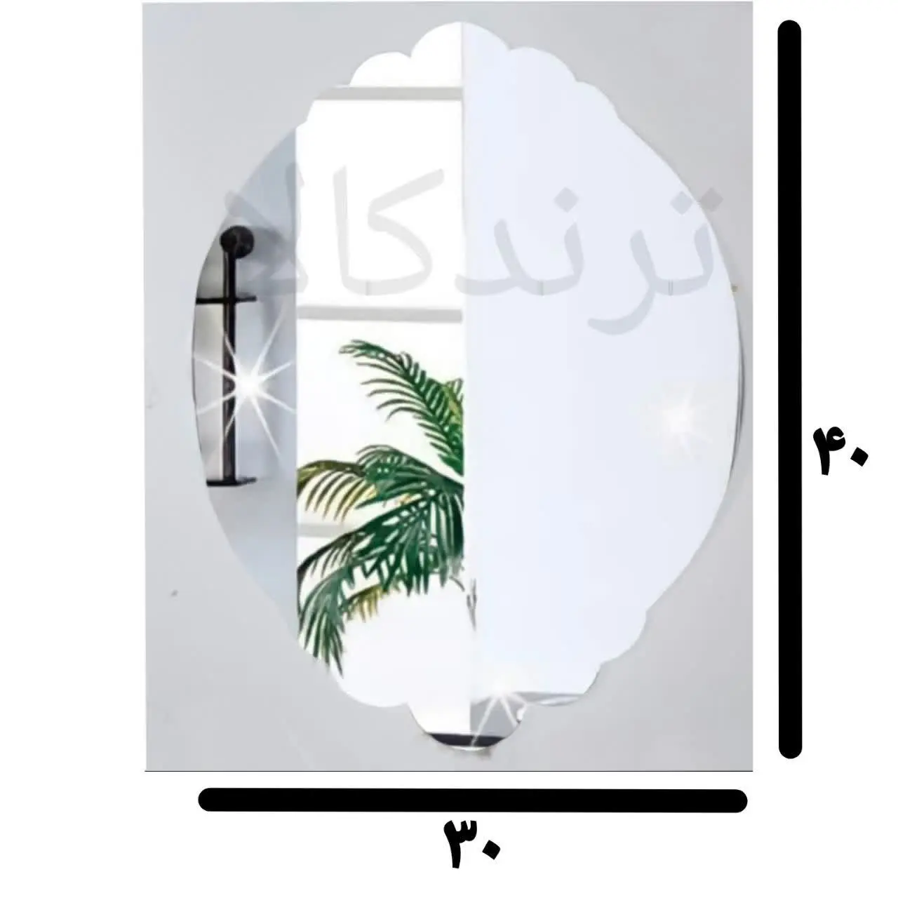 آینه نشکن تاج دار 😃قابل انعطاف 😃
