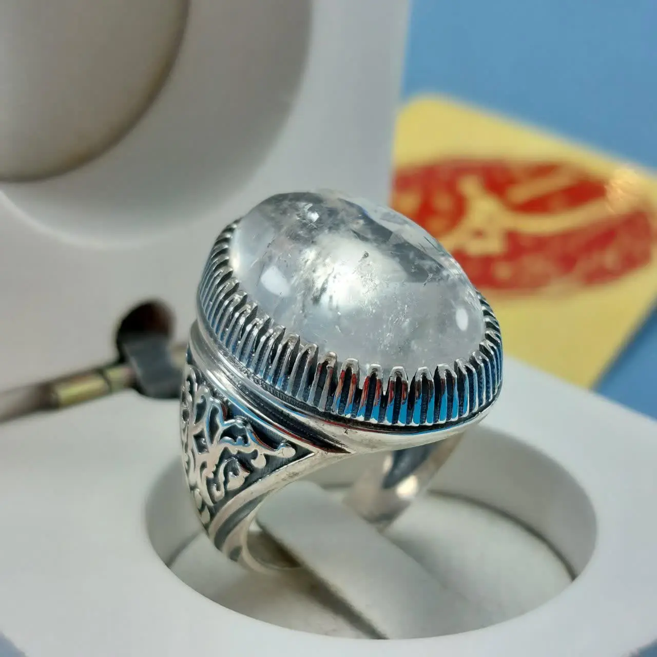 #انگشتر #نقره مردانه مدل هزارچنگ 
