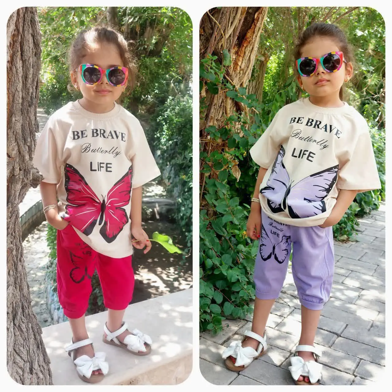 👚نام: تیشرت شلوارک پروانه 🦋🦋🦋
