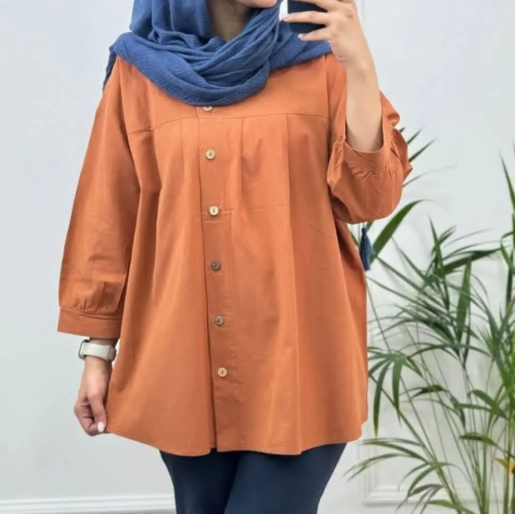 ✅ شومیز لینن عروسکی، 
