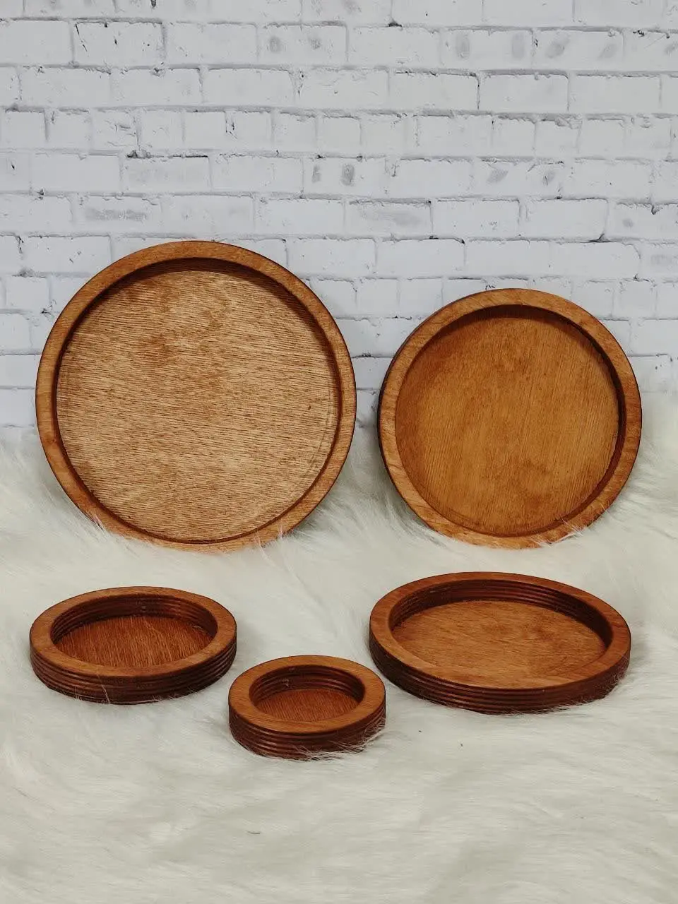 بشقاب گرد۵تیکه 
