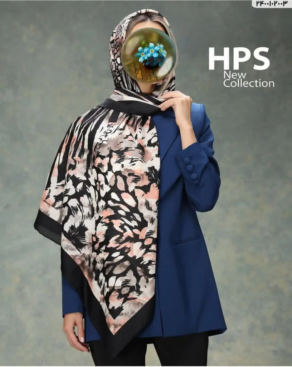 🐝روسری نخ ژاکارد گارزا