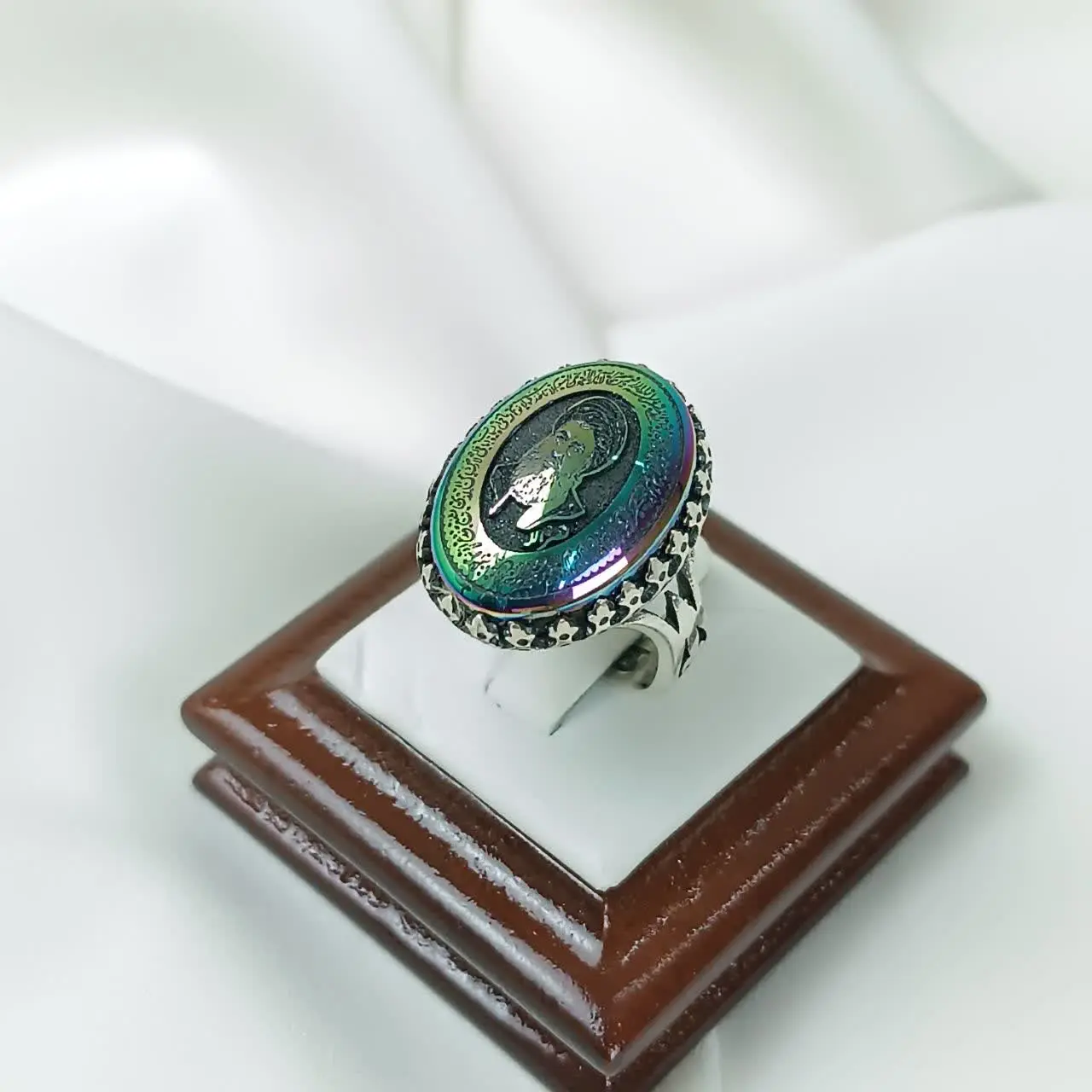 #انگشتر #نقره مردانه رکاب معروف و پر طرفدار نیزه‌ای 
