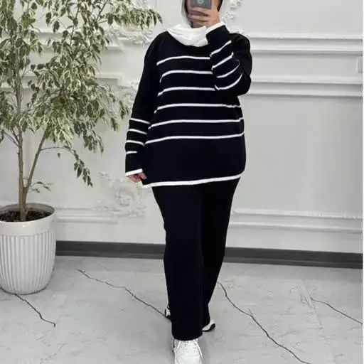 ❤️نام: بلوز و شلوار بافت مدل پانیذ
