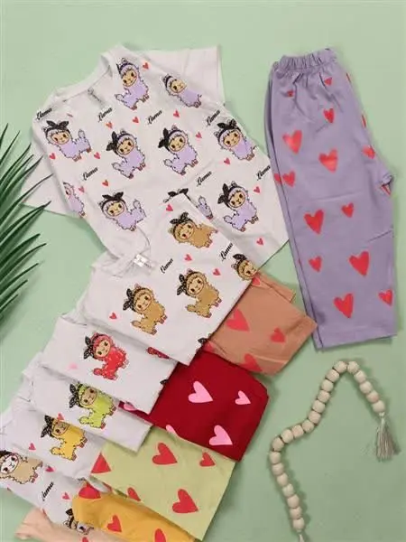 تیشرت شلوارک lama کوچولو 
