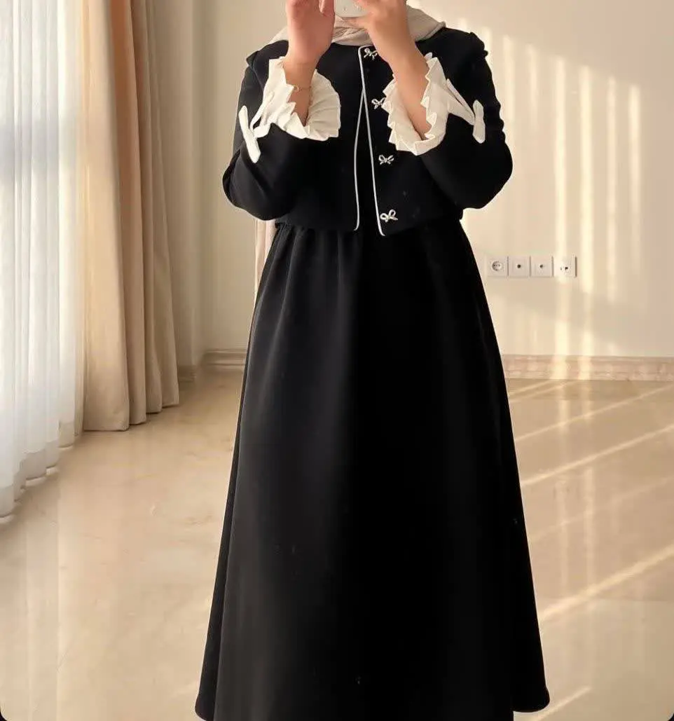 💞ست کت و سارافون مدل پاپیون💞
