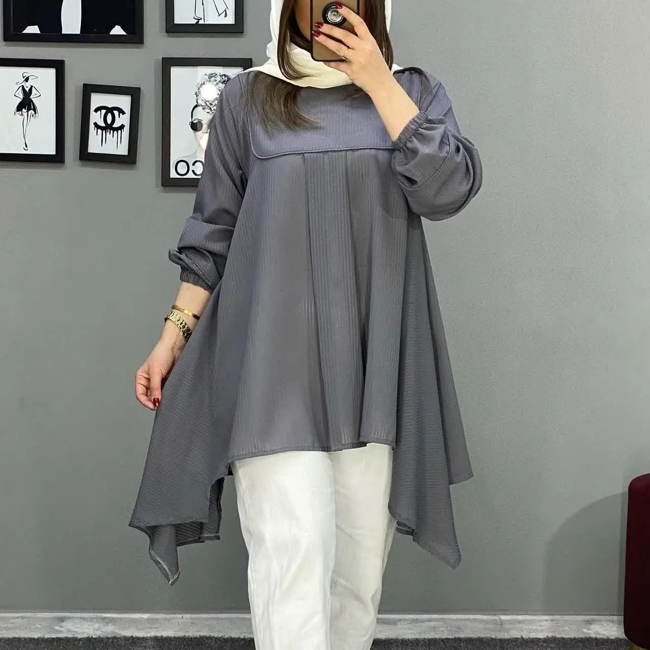 👚نام: مانتو شومیز بلند سپیده 😍😍
